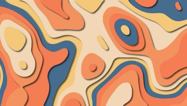 Soyut kağıt oyma şablonu arka plan, kitap kapağı için