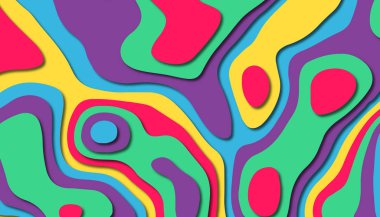 Soyut kağıt oyma şablonu arka plan, kitap kapağı için