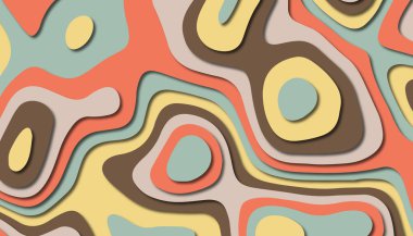 Soyut kağıt oyma şablonu arka plan, kitap kapağı için