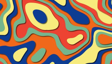 Soyut kağıt oyma şablonu arka plan, kitap kapağı için