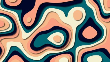 Soyut kağıt oyma şablonu arka plan, kitap kapağı için