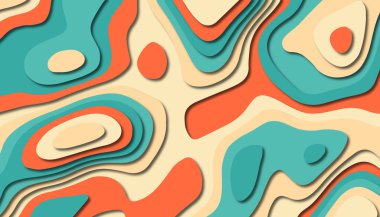 Soyut kağıt oyma şablonu arka plan, kitap kapağı için