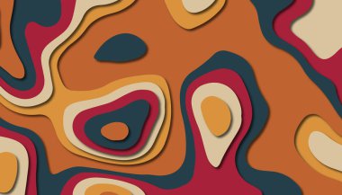 Soyut kağıt oyma şablonu arka plan, kitap kapağı için