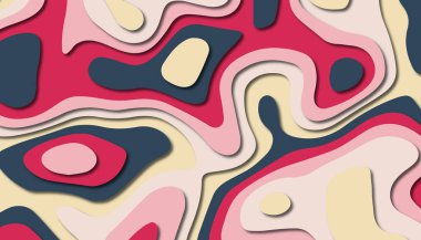 Soyut kağıt oyma şablonu arka plan, kitap kapağı için