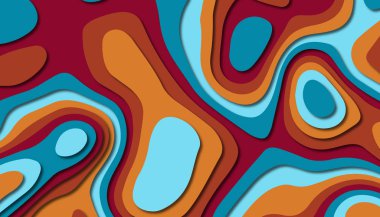 Soyut kağıt oyma şablonu arka plan, kitap kapağı için