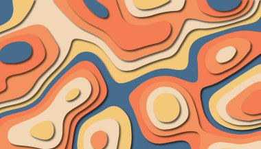 Soyut kağıt oyma şablonu arka plan, kitap kapağı için