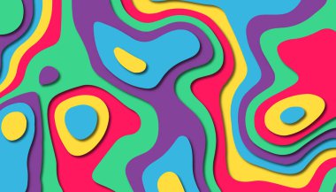 Soyut kağıt oyma şablonu arka plan, kitap kapağı için