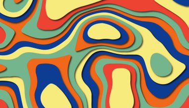 Soyut kağıt oyma şablonu arka plan, kitap kapağı için