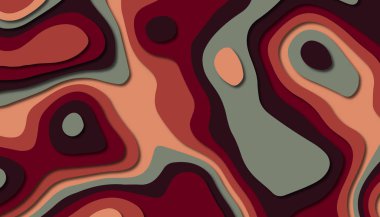 Soyut kağıt oyma şablonu arka plan, kitap kapağı için