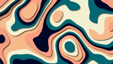 Soyut kağıt oyma şablonu arka plan, kitap kapağı için