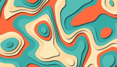 Soyut kağıt oyma şablonu arka plan, kitap kapağı için