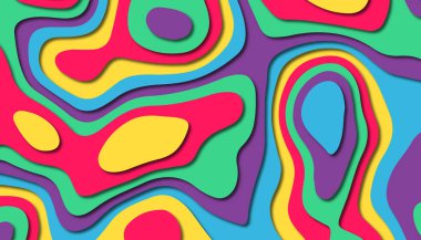 Soyut kağıt oyma şablonu arka plan, kitap kapağı için