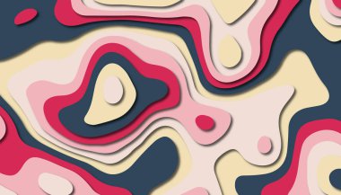 Soyut kağıt oyma şablonu arka plan, kitap kapağı için