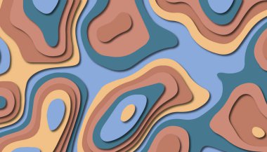 Soyut kağıt oyma şablonu arka plan, kitap kapağı için