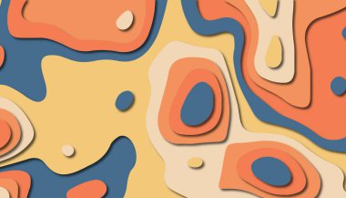 Soyut kağıt oyma şablonu arka plan, kitap kapağı için