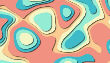 Soyut kağıt oyma şablonu arka plan, kitap kapağı için