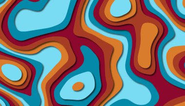 Soyut kağıt oyma şablonu arka plan, kitap kapağı için