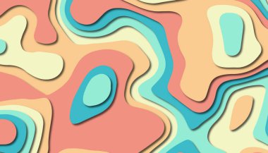 Soyut kağıt oyma şablonu arka plan, kitap kapağı için