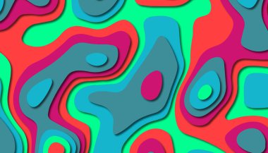 Soyut kağıt oyma şablonu arka plan, kitap kapağı için