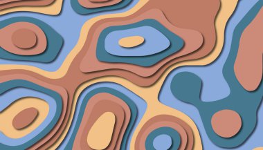 Soyut kağıt oyma şablonu arka plan, kitap kapağı için