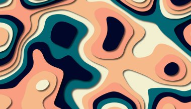 Soyut kağıt oyma şablonu arka plan, kitap kapağı için