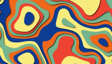 Soyut kağıt oyma şablonu arka plan, kitap kapağı için