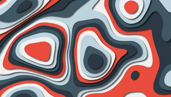 3D soyut kağıt sanat tarzı, iş sunumları, el ilanları, posterler, baskılar, dekorasyon, kartları, broşür kapak için tasarım düzen