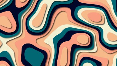 Soyut kağıt oyma şablonu arka plan, kitap kapağı için