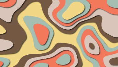 Soyut kağıt oyma şablonu arka plan, kitap kapağı için