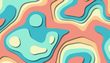 Soyut kağıt oyma şablonu arka plan, kitap kapağı için