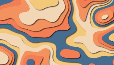 Soyut kağıt oyma şablonu arka plan, kitap kapağı için