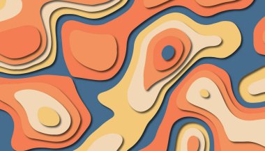 Soyut kağıt oyma şablonu arka plan, kitap kapağı için