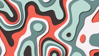 Soyut kağıt oyma şablonu arka plan, kitap kapağı için