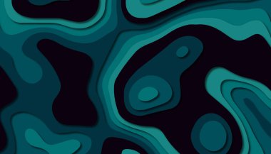 Soyut kağıt oyma şablonu arka plan, kitap kapağı için