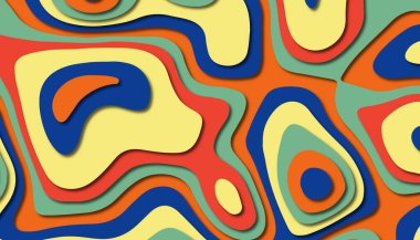 Soyut kağıt oyma şablonu arka plan, kitap kapağı için