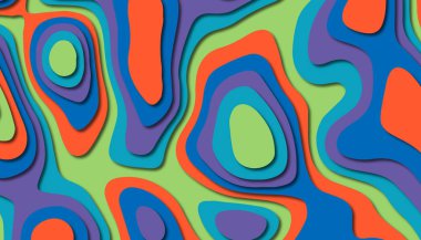 Soyut kağıt oyma şablonu arka plan, kitap kapağı için