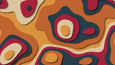 Soyut kağıt oyma şablonu arka plan, kitap kapağı için