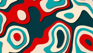 Soyut kağıt oyma şablonu arka plan, kitap kapağı için