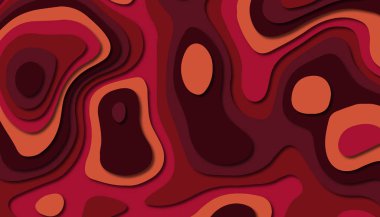 Soyut kağıt oyma şablonu arka plan, kitap kapağı için