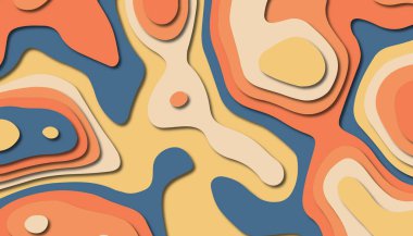 Soyut kağıt oyma şablonu arka plan, kitap kapağı için