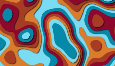 Soyut kağıt oyma şablonu arka plan, kitap kapağı için