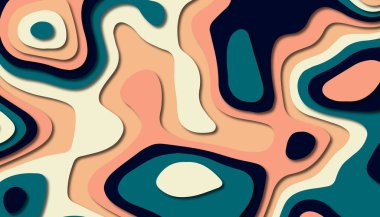 Soyut kağıt oyma şablonu arka plan, kitap kapağı için