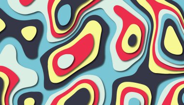 Soyut kağıt oyma şablonu arka plan, kitap kapağı için