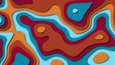 Soyut kağıt oyma şablonu arka plan, kitap kapağı için