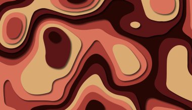 Soyut kağıt oyma şablonu arka plan, kitap kapağı için