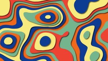 Soyut kağıt oyma şablonu arka plan, kitap kapağı için