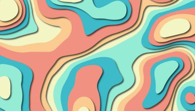 Soyut kağıt oyma şablonu arka plan, kitap kapağı için