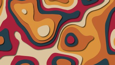 Soyut kağıt oyma şablonu arka plan, kitap kapağı için