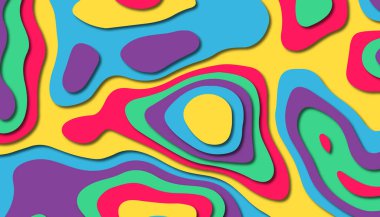 Soyut kağıt oyma şablonu arka plan, kitap kapağı için