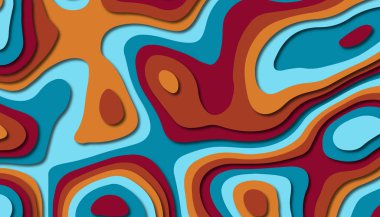 Soyut kağıt oyma şablonu arka plan, kitap kapağı için